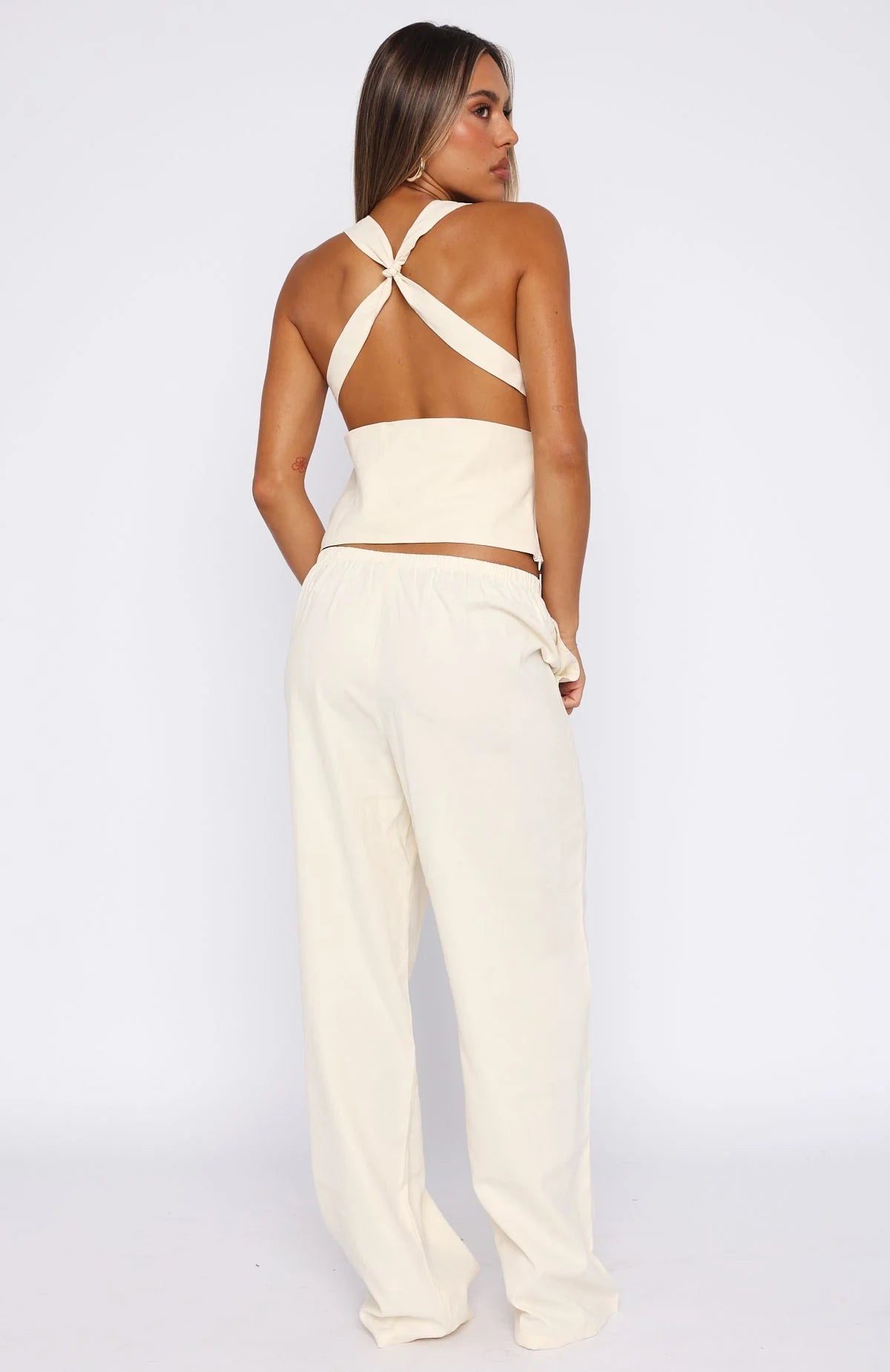 Pantalon En Lin
