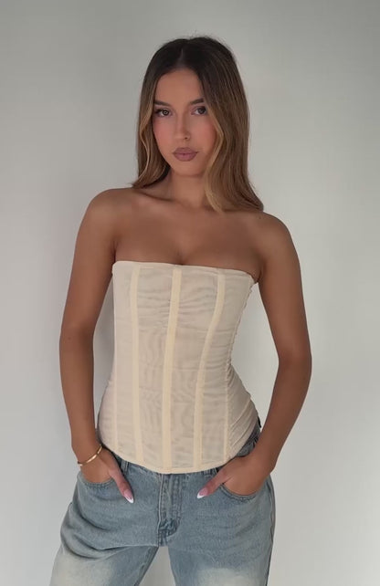 Bustier Douce Perle