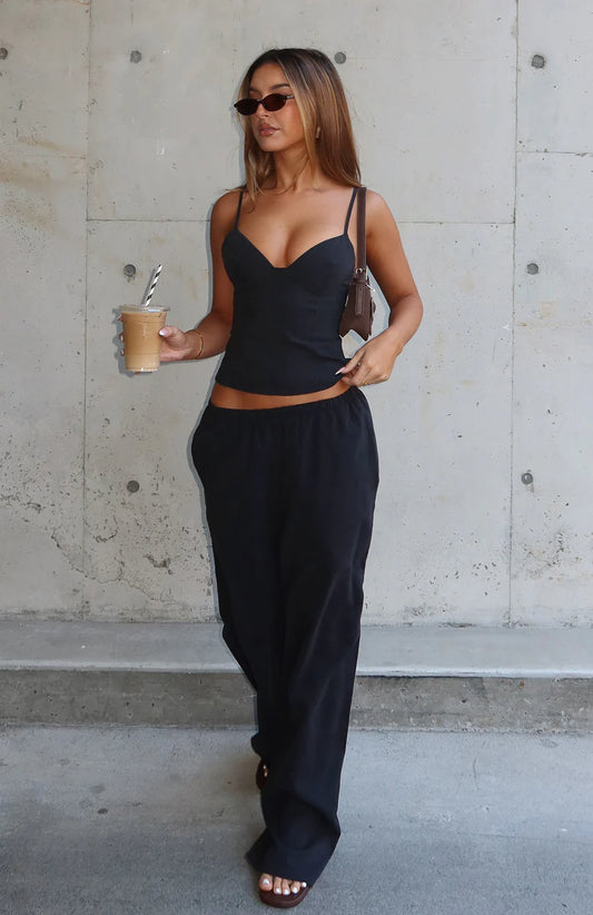 Pantalon En Lin
