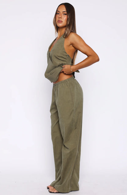 Pantalon En Lin